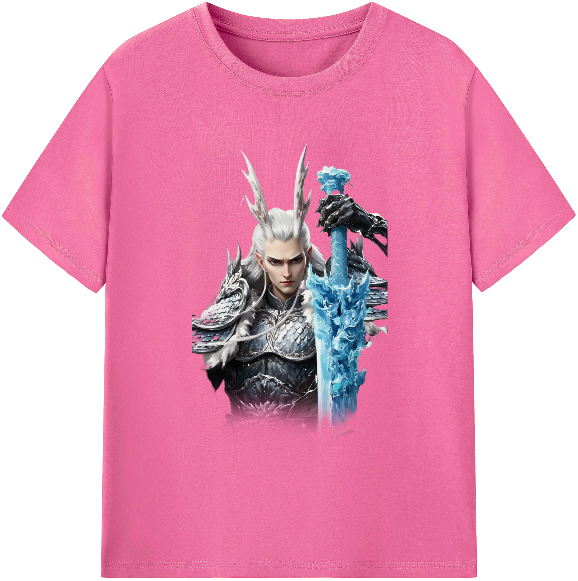 （画像用） Ne Zha 2 ナタ 魔童の大暴れ レディースカジュアルプリントTシャツ（綿100％）